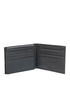 PLAIN Portafoglio in pelle con flap