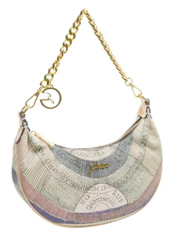PLANETARIUM Borsa hobo mezzaluna con tracolla