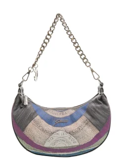 PLANETARIUM Borsa hobo mezzaluna con tracolla