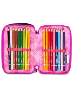 PLUMPY LINE GIRL Astuccio con Kit Scolastico