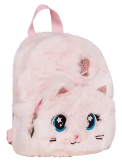 PLUSHY ANIMALS Mini zainetto in pelliccetta