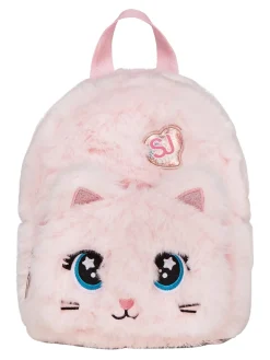 PLUSHY ANIMALS Mini zainetto in pelliccetta