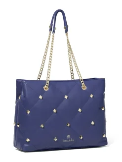 QUILT Borsa shopping a spalla manici catena