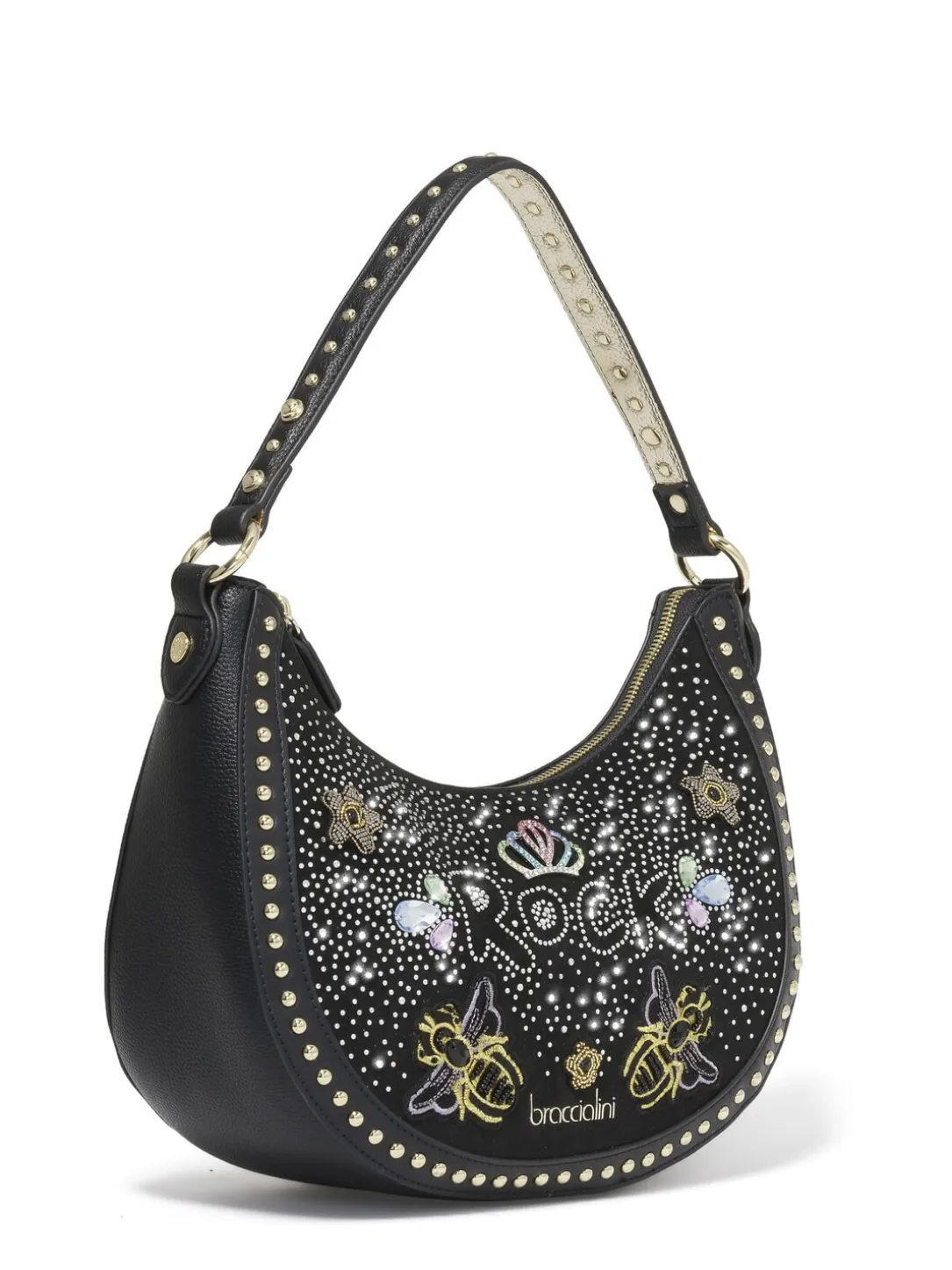 ROCK Borsa hobo a spalla con tracolla