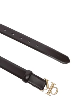 ROUND CK BUCKLE Cintura in pelle