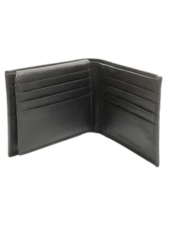 ROUND Portafoglio in pelle con flap