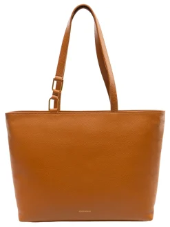 SAGITTA Borsa shopping a spalla, in pelle