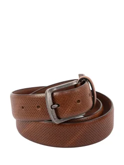 SANTA CROCE Cintura in pelle, Made in Italy