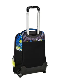 SCHOOL SKATE Zaino trolley 2 ruote, fisso