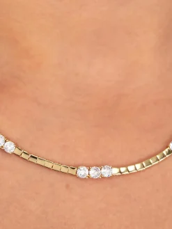SCINTILLE Collana con zirconi