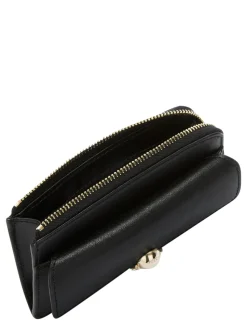 SFERA SOFT Portacarte con flap, in pelle