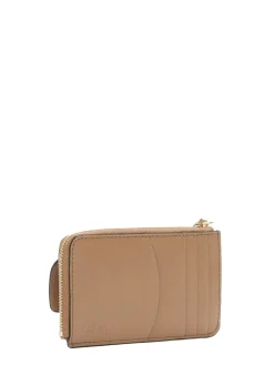 SFERA SOFT Portacarte con flap, in pelle