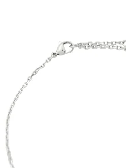 SHINING WINTER Collana con fiore e cristalli