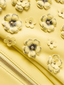 SOFIA Zaino in pelle con fiorellini