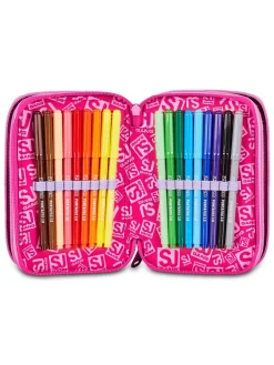 SOFT POUCH GIRL Astuccio con Kit Scolastico