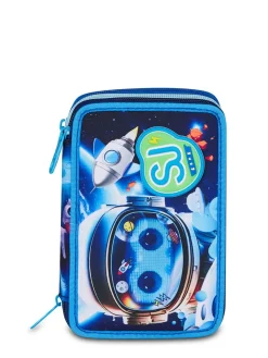 SPACE LED BOY Astuccio con Kit Scolastico