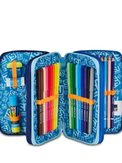 SPACE LED BOY Astuccio con Kit Scolastico