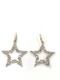 STARS Orecchini con cristalli