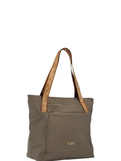 STORMY NYLON Borsa shopping in nylon riciclato