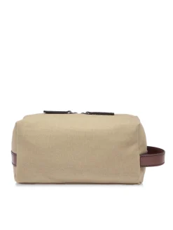 STORY Beauty case in pelle e canvas