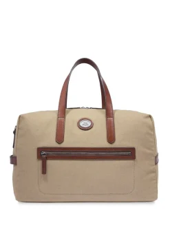 STORY Borsone piccolo underseater in pelle e tessuto
