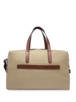 STORY Borsone piccolo underseater in pelle e tessuto