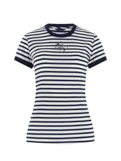 STRIPED MINI 4G LOGO Maglietta a righe