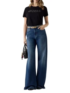 STUDS SCRIPT T-shirt manica corta