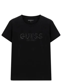 STUDS SCRIPT T-shirt manica corta