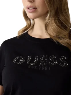 STUDS SCRIPT T-shirt manica corta