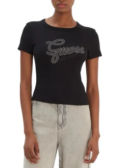 STUDS SCRIPT T-shirt manica corta slim fit