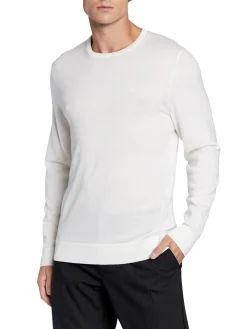 SUPERIOR WOOL Maglione lana scollo tondo