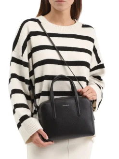 SWAP Borsa a bauletto in pelle con tracolla