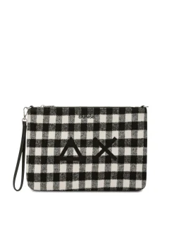 TARTAN Pochette con polisierina e tracolla