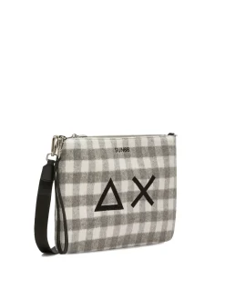 TARTAN Pochette con polisierina e tracolla