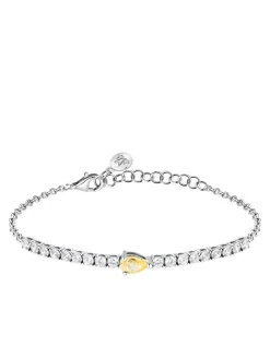 TESORI Bracciale in argento con zirconi