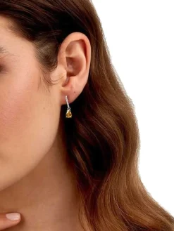 TESORI Orecchini pendenti con cristalli