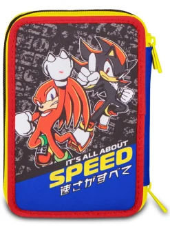 THE HEDGEHOG SPEED Astuccio con Kit Scolastico