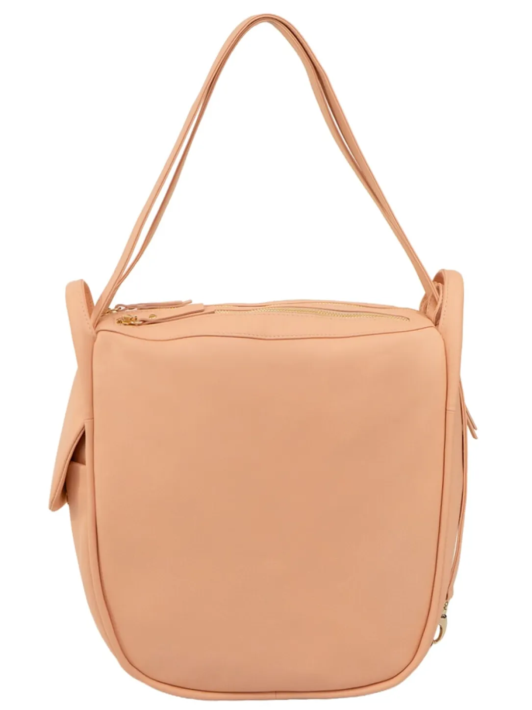 TRIO Zaino sacca in pelle nappa