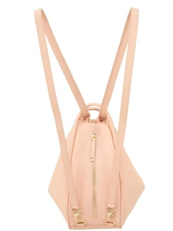 TRIO Zaino sacca in pelle nappa