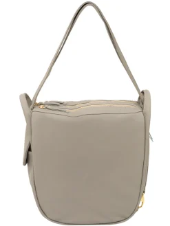 TRIO Zaino sacca in pelle nappa