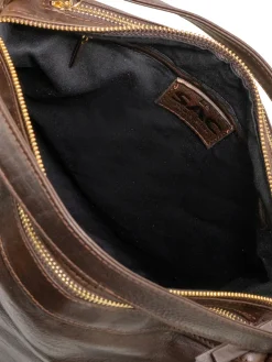 TRIO Zaino sacca in pelle nappa