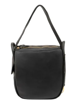 TRIO Zaino sacca in pelle nappa