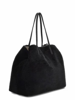 VICTORIA Borsa shopper teddy con pochette