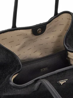 VICTORIA Borsa shopper teddy con pochette