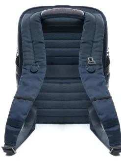 WALLABY Zaino in pelle e tessuto, porta pc 14", ok Ryanair