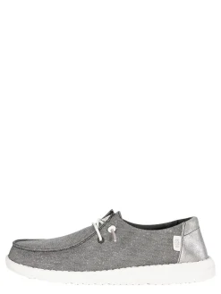 WENDY METALLIC SPARKLE Scarpa easy on in tessuto glitterato