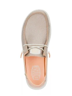WENDY METALLIC SPARKLE Scarpa easy on in tessuto glitterato