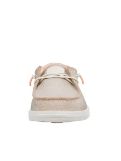 WENDY METALLIC SPARKLE Scarpa easy on in tessuto glitterato