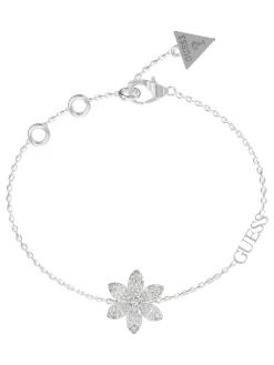 WHITE LOTUS Bracciale con charm a motivo loto